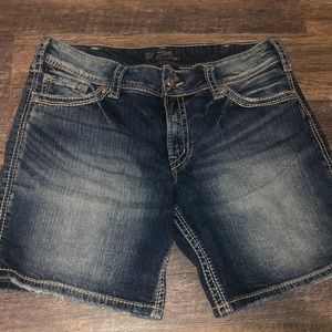 Women’s silver shorts